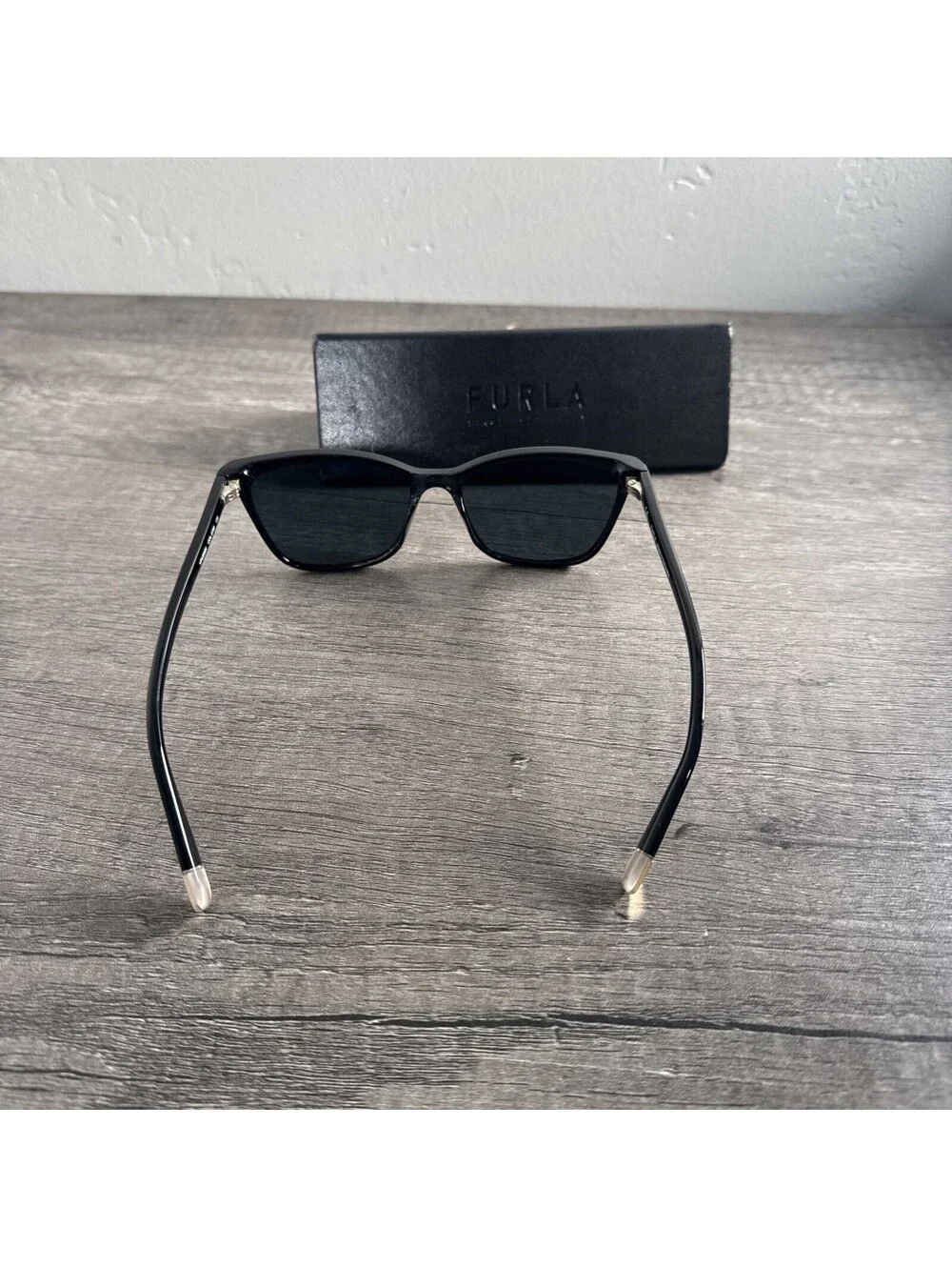Furla Eyeglasses VFU550K 0700 Black Gold 53-16-135 FRAMES ONLY WITH CASE